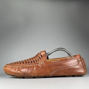 Sperry’s Top Siders Gold Cup Mens 11 M Brown Leather Slip On Driving Loafer Shoe